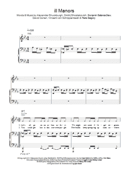 page one of Ill Manors (Piano, Vocal & Guitar Chords)