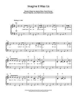 page one of Imagine It Was Us (Beginner Piano (Abridged))
