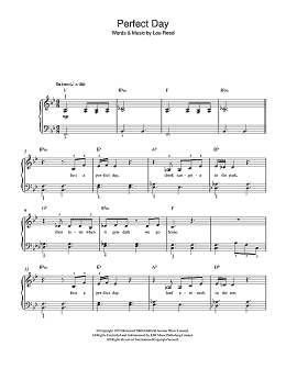 page one of Perfect Day (Beginner Piano (Abridged))