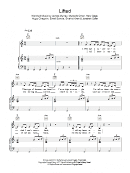 page one of Lifted (Piano, Vocal & Guitar Chords)