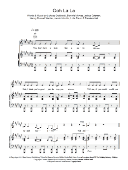 page one of Ooh La La (Piano, Vocal & Guitar Chords)