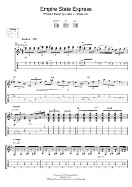 page one of Empire State Express (Guitar Tab)
