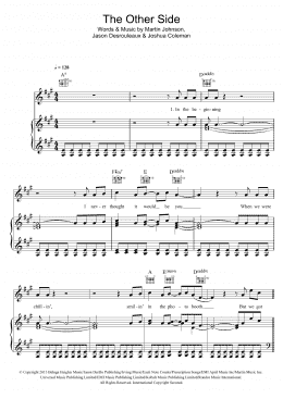 page one of The Other Side (Piano, Vocal & Guitar Chords)