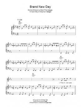page one of Brand New Day (Piano, Vocal & Guitar Chords)