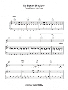 page one of No Better Shoulder (Piano, Vocal & Guitar Chords)