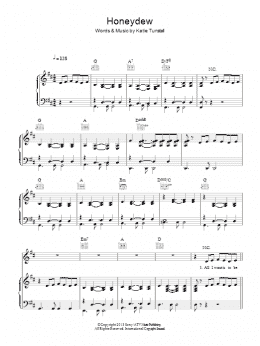 page one of Honeydew (Piano, Vocal & Guitar Chords)