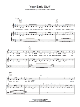 page one of Your Early Stuff (Piano, Vocal & Guitar Chords)