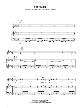 page one of Hit Music (Piano, Vocal & Guitar Chords)