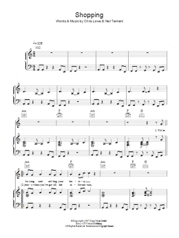 page one of Shopping (Piano, Vocal & Guitar Chords)