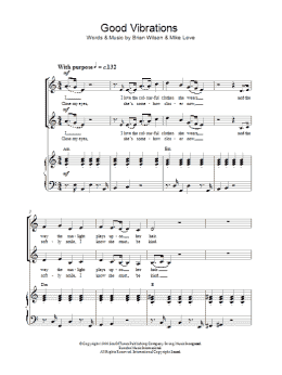 page one of Good Vibrations (Choir)