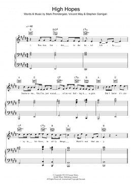 page one of High Hopes (Piano, Vocal & Guitar Chords)