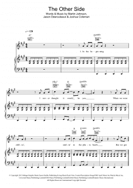 page one of The Other Side (Piano, Vocal & Guitar Chords)