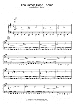 page one of The James Bond Theme (Piano Solo)