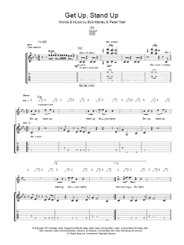 page one of Get Up, Stand Up (Guitar Tab)
