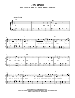 page one of Dear Darlin' (Beginner Piano (Abridged))