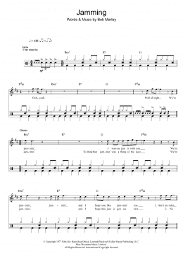 page one of Jamming (Drums)