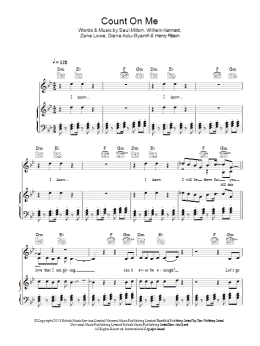 page one of Count On Me (Piano, Vocal & Guitar Chords)