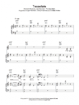page one of Tessellate (Piano, Vocal & Guitar Chords)