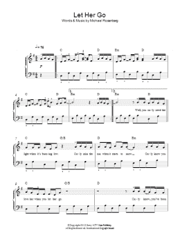 page one of Let Her Go (Easy Piano)