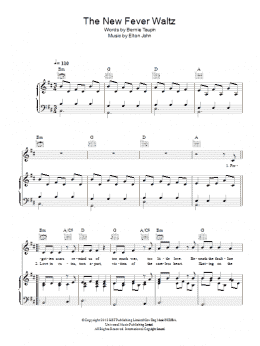 page one of The New Fever Waltz (Piano, Vocal & Guitar Chords)
