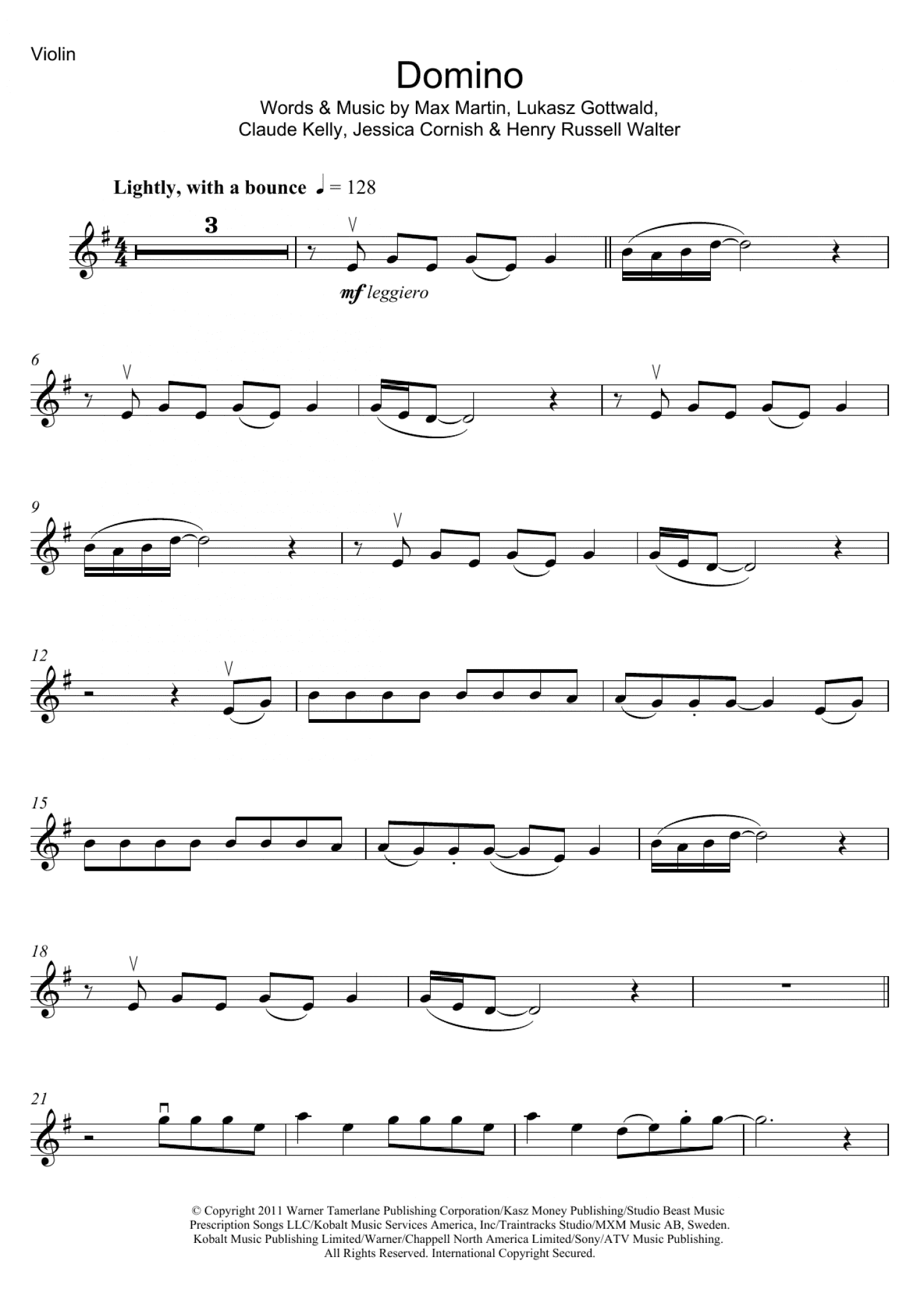 Domino (Violin Solo)