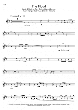 page one of The Flood (Flute Solo)