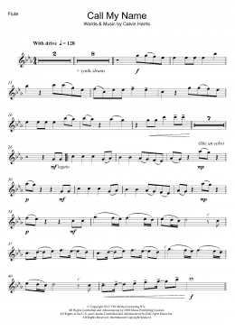 page one of Call My Name (Flute Solo)