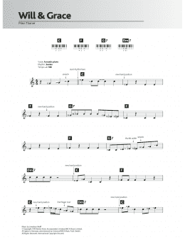 page one of Will And Grace (Piano Chords/Lyrics)