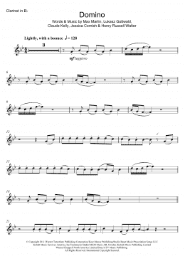 page one of Domino (Clarinet Solo)