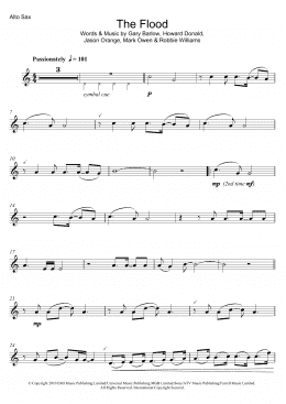 page one of The Flood (Alto Sax Solo)