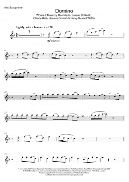 page one of Domino (Alto Sax Solo)