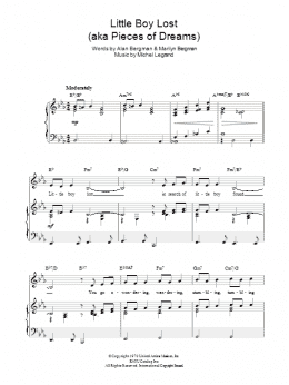 page one of Little Boy Lost (Piano, Vocal & Guitar Chords)