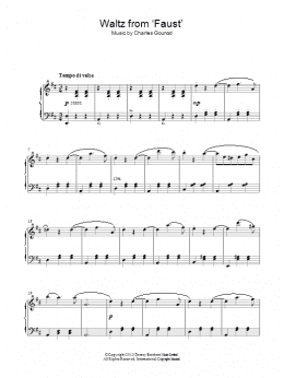 page one of Waltz From Faust (Piano Solo)