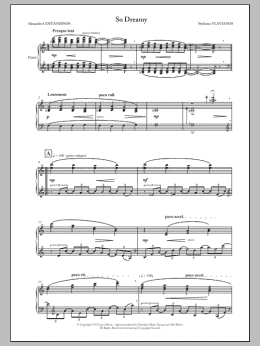 page one of So Dreamy (Piano Solo)
