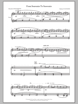 page one of From Souvenirs To Souvenirs (Piano Solo)