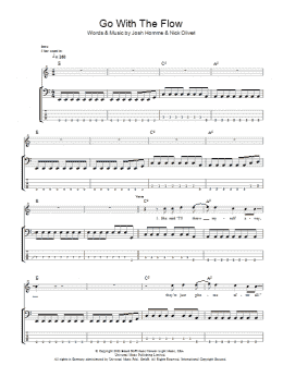 page one of Go With The Flow (Bass Guitar Tab)