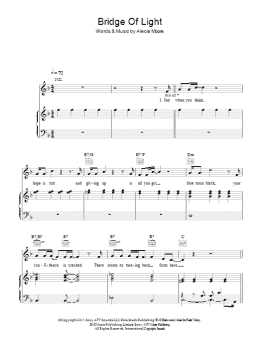 page one of Bridge Of Light (Piano, Vocal & Guitar Chords)