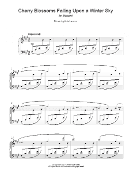page one of Cherry Blossoms Falling Upon A Winter Sky (Piano Solo)