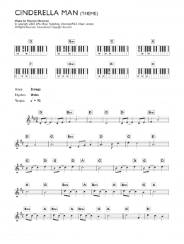 page one of The Inside Out/Cinderella Man (theme from Cinderella Man) (Piano Chords/Lyrics)