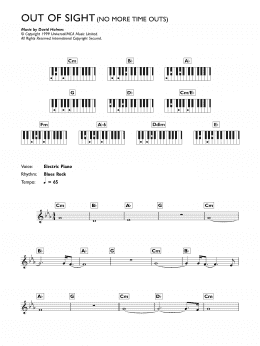 page one of No More Time Outs (from Out Of Sight) (Piano Chords/Lyrics)