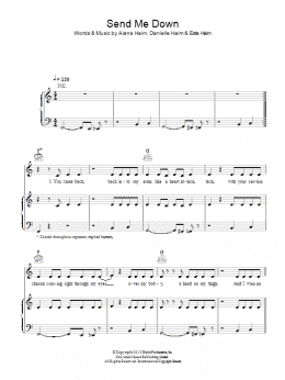 page one of Send Me Down (Piano, Vocal & Guitar Chords)