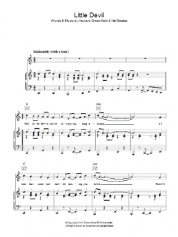page one of Little Devil (Piano, Vocal & Guitar Chords)