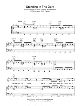 page one of Standing In The Dark (Piano, Vocal & Guitar Chords)
