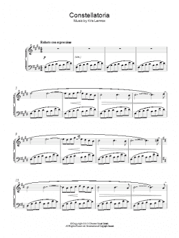page one of Constellatoria (Piano Solo)