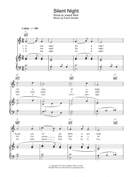 page one of The Sheet Music Direct Christmas Carol Collection 1 (5 songs) (Piano, Vocal & Guitar Chords)