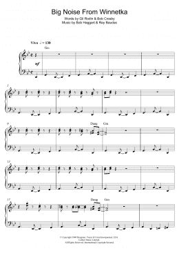 page one of Big Noise From Winnetka (Piano Solo)