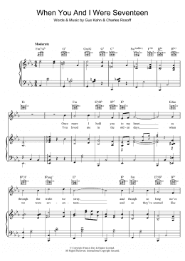 page one of When You And I Were Seventeen (Piano, Vocal & Guitar Chords)