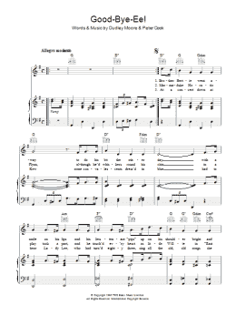 page one of Goodbye-ee (Piano, Vocal & Guitar Chords)