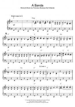 page one of A Banda (Piano Solo)