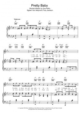 page one of Pretty Baby (Piano, Vocal & Guitar Chords)